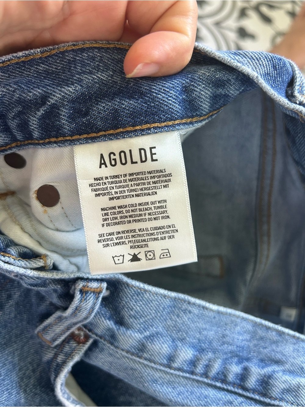 Agolde Parker Shorts (long) - Picture 8 of 9